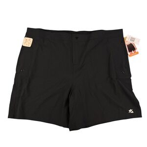 ZeroXposur Paddle Shorts Women 3X Black Liquorice UPF 30 Stretch E68208 NEW